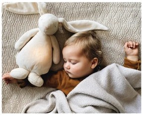 Moonie - Snuggle buddy dallammal és lámpával nyuszi krém