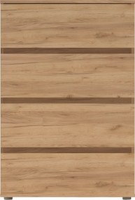 PARMAD komód, craft tölgyfa, arany