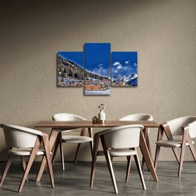 Kép - Hegyi város (90x60 cm)
