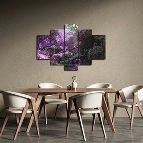 Kép - lila fák (150x105 cm)