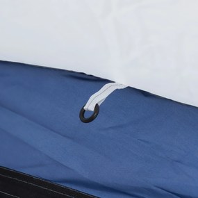 Outsunny Családi Dóm Kempingtábor 6-8 Fő Részére 4 Cipzáros Hálós Ajtóval, Levehető Oxford Szövet, Lámpafogó, Hordtáska 350L x 350W x 230H cm - fehér