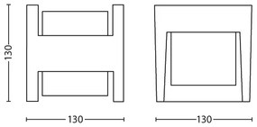 Philips 16459/93/16 - LED Kültéri lámpa MYGARDEN ARBOUR LED/4,5W/230V IP44