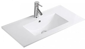 Porto 80 alsó fürdőszoba bútor mosdóval sonoma tölgy színben