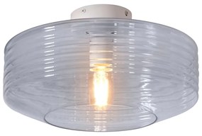 Szürke mennyezeti lámpa üveg búrával ø 35 cm Verona – it's about RoMi