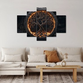 Kép – Életfa lávában I. (150x105 cm)