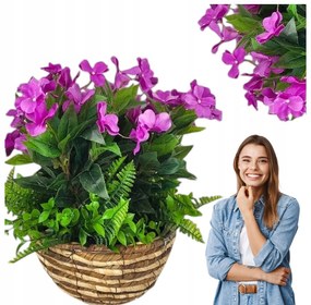 FĂŒggĆ VirĂĄgtartĂł MestersĂ©ges MuskĂĄtli, Mint ĂlĆ Szörfös Lila VirĂĄgok