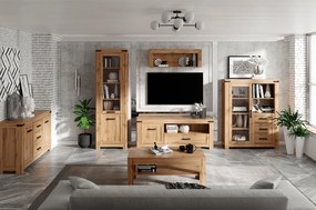 Vitrin 1D1W, wotan tölgy, MORATIZ