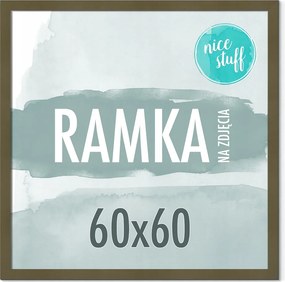 Képkeret 60x60 Képkeret szögletes Zöld Sötét Olíva