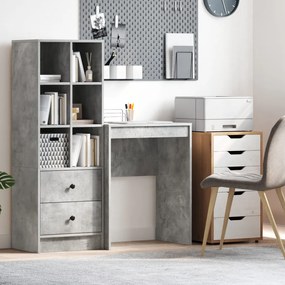 Íróasztal Beton szürke Forgácslap 60 x 40 x 76 cm Íróasztal
