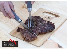 Cattara Shark grillező steak evőeszköz, 24 cm