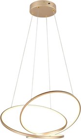 TRIO 349119179 DARVIN Modern Led Függesztett Lámpa Arany LED IP20