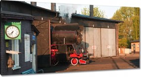 Festmények 115x55 Gőzmozdony Ol 49-69