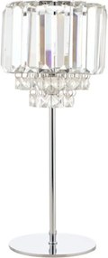 LAURA ASHLEY 3569659-Q VIENNA Kristály Asztali lámpa Fehér, Csiszolt króm G9 IP20