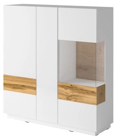 Vitrin Stacey Typ 46 (tölgy + magasfényű fehér). 1030471
