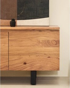 Natúr színű akácfa TV-állvány 200x58x40 cm Uxue – Kave Home