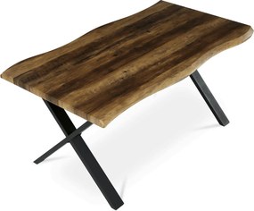 Étkezőasztal 160x90 cm MDF old wood
