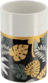 Fürdőszobai bögre kerámia modern Boho víz fogkefe paszta fehér