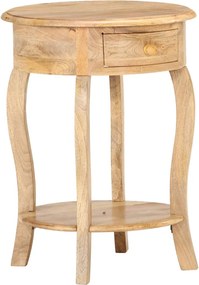 vidaXL tömör mangófa kisasztal 37 x 37 x 61 cm