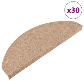 30 db bézs öntapadó lépcsőszőnyeg 65 x 22,5 x 3,5 cm