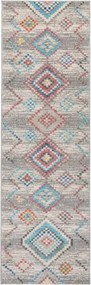 vidaXL ARBIZU többszínű vintage stílusú bel-/kültéri szőnyeg 80x250 cm