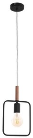 Candellux Csillár zsinóron FRAME 1xE27/60W/230V fekete CA0375