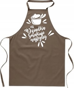 Konyhai Kötény Bézs A Nagypapánál A Legjobb Ajándék FA_425_b