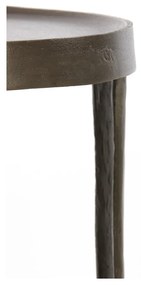 Fém kerek tárolóasztal szett 2 db-os 35x35 cm Tobias – Light &amp; Living