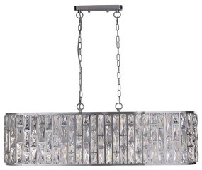 Searchlight 65818-8CC - Láncos csillár BIJOU 8xE14/40W/230V