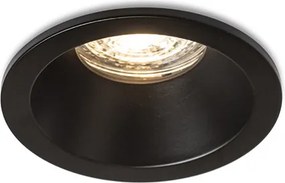 RENDL BERMUDA süllyesztett lámpa fekete 230V LED GU10 15W IP65