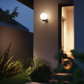 BRILAGI -LED RGBW kültéri fali lámpa HARBOR 1xE27/12W/230V IP33 antracit/fehér