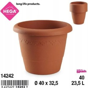 Kerek virágtartó 40cm,1db