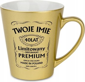 Latte Bögre Gyöngyház Arany Ajándék Menedzsernek 40 Születésnap Whisky Minták