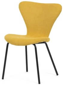 Autronic Étkezőszék sárga szövet CT-S8010 YEL2