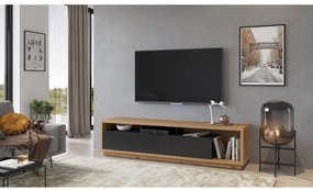 TV asztal/szekrény Celcey Typ 40 (wotan tölgy + fekete). 1108323