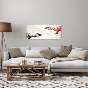 Kép - krokodilok (120x50 cm)