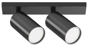 Maytoni C051CL-U-2B - Spotlámpa FOCUS 2xGU10/10W/230V fekete