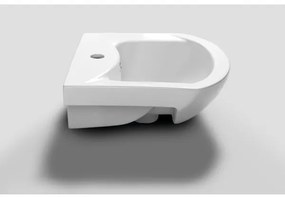 Aqualine - Beépíthető mosdó ZERO 45,5x40 cm kerámia/fehér