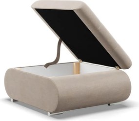 Tokio puff, bársony, bézs