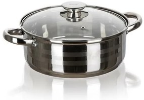 LIVING rozsdamentes acél serpenyő, 5,2 l, 26 cm