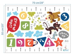 Falmatrica "Gyerek méter - számok" 153x75