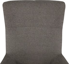 Füles fotel, szürke/fekete, SAMY