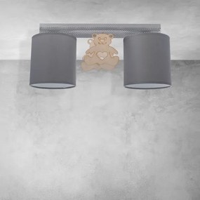 Gyerek mennyezeti lámpa BEAR 2xE27/60W/230V