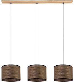 Spot-Light 1037400811551 - Kábeles csillár BENITA 3xE27/40W/230V tölgy