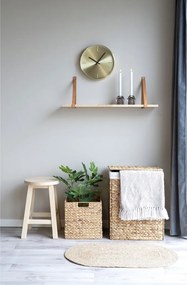 Bombay lábtörlő - Juta kötött, natúr, ovális 50x80 cm