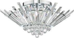 Dar Lighting glamour kristály modern mennyezeti lámpa nimbus króm darnim5050