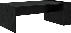 vidaXL Dohányzóasztal Fekete tölgy 95 x 50 x 34 cm Faanyag