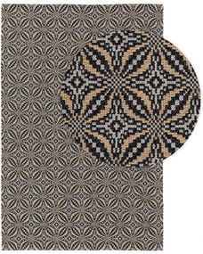 Mosható pamut szőnyeg Cooper Black 150x230 cm