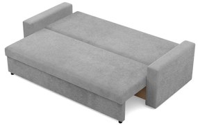 Zeus kanapéágy, kordbársony, bonell töltet, egyenes kartámasz, szürke