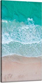 Vászonkép Víz Hab Hullámok Tenger Természet 40x80 cm Ideális ajándék