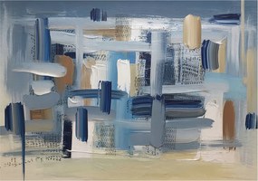 Fotótapéta Flizelina Dekoratív irodai ecsetek absztrakt 312x219 ragasztó